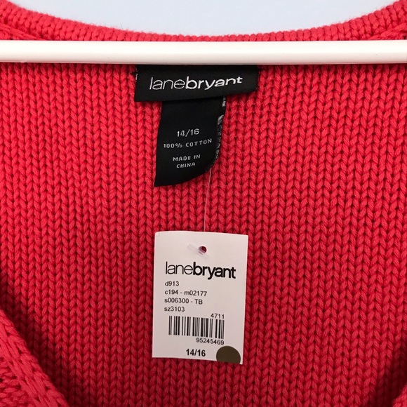 NWT EXPRESS Salmon Sweater-14/16 - Picture 2 of 3